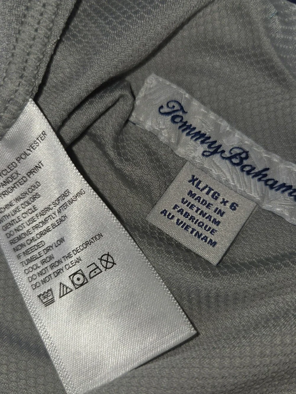 Tommy Bahama Naples Palmero Stripe Men's Swim Trunks in Spring Sky XL NWT
